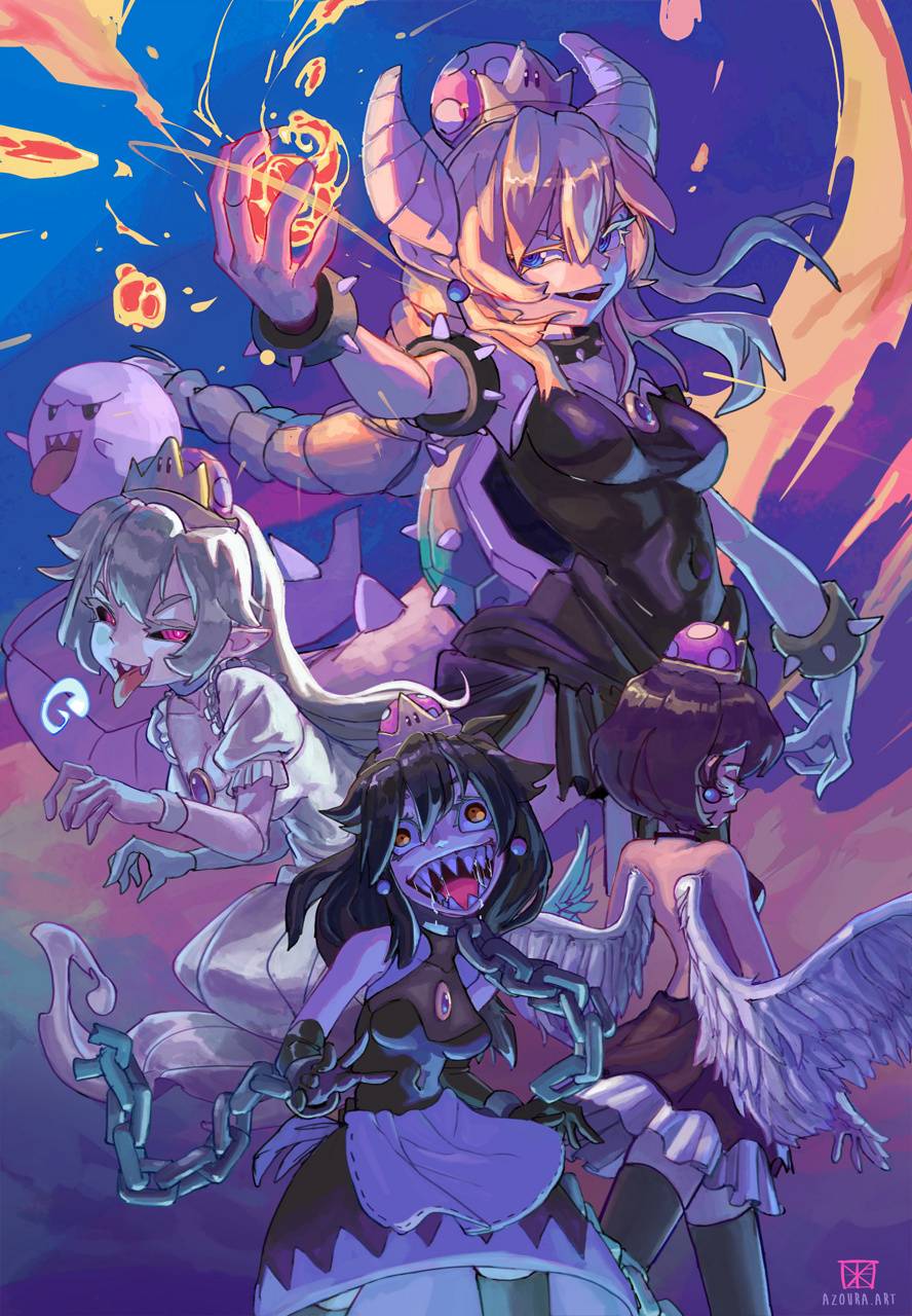 888x1280 Bowsette wallpaper
