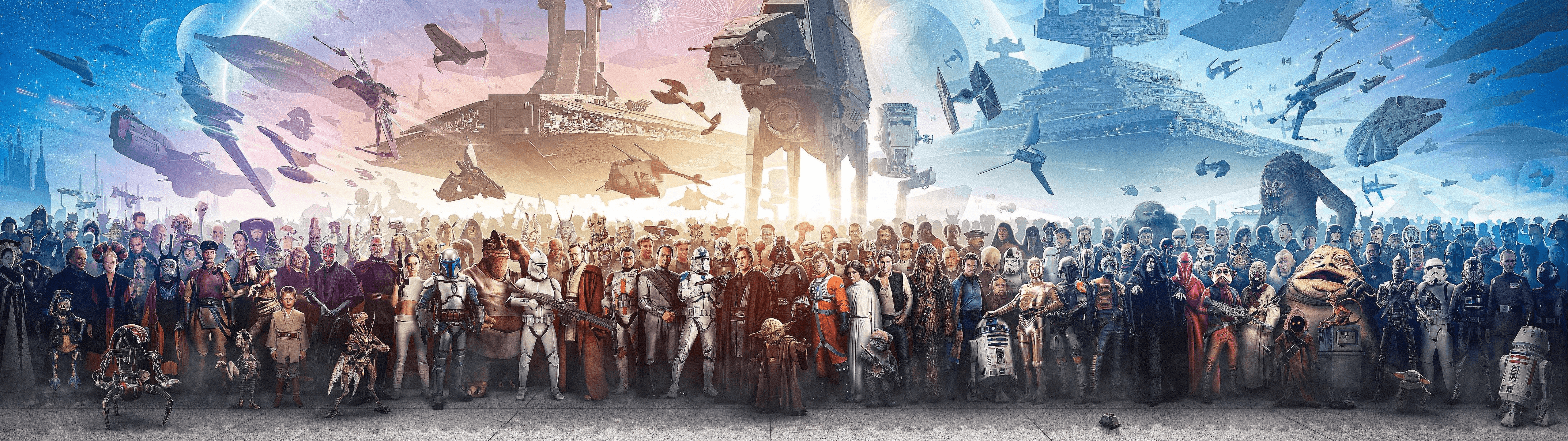 Star Wars: Cảm nhận không khí huyền thoại của vũ trụ Star Wars với hình ảnh đầy sắc màu và bí ẩn. Hãy khám phá thế giới của các Jedi và Sith, các chiến trường hấp dẫn và những con tàu vũ trụ đầy ấn tượng.