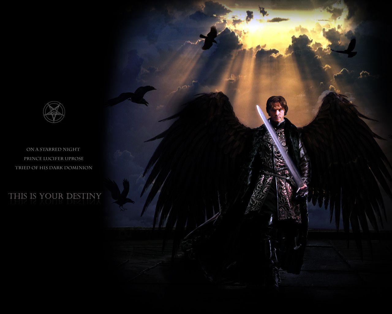 Lucifer Angel Wallpapers - Top Free Lucifer Angel Backgrounds -  WallpaperAccess