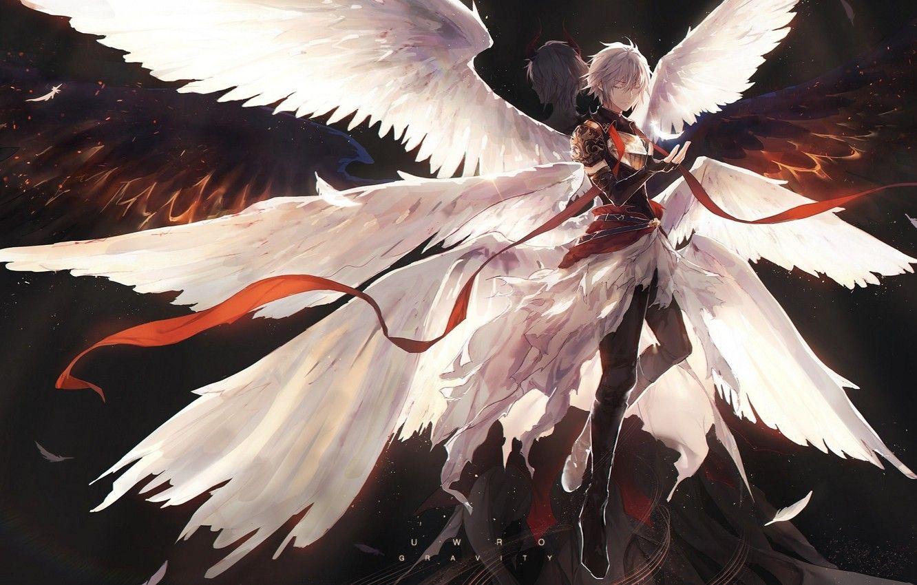 1332x850 Photo Wallpaper Angel, The Demon, Shingeki No Bahamut, No Bahamut Lucifer Wallpaper & Background Download