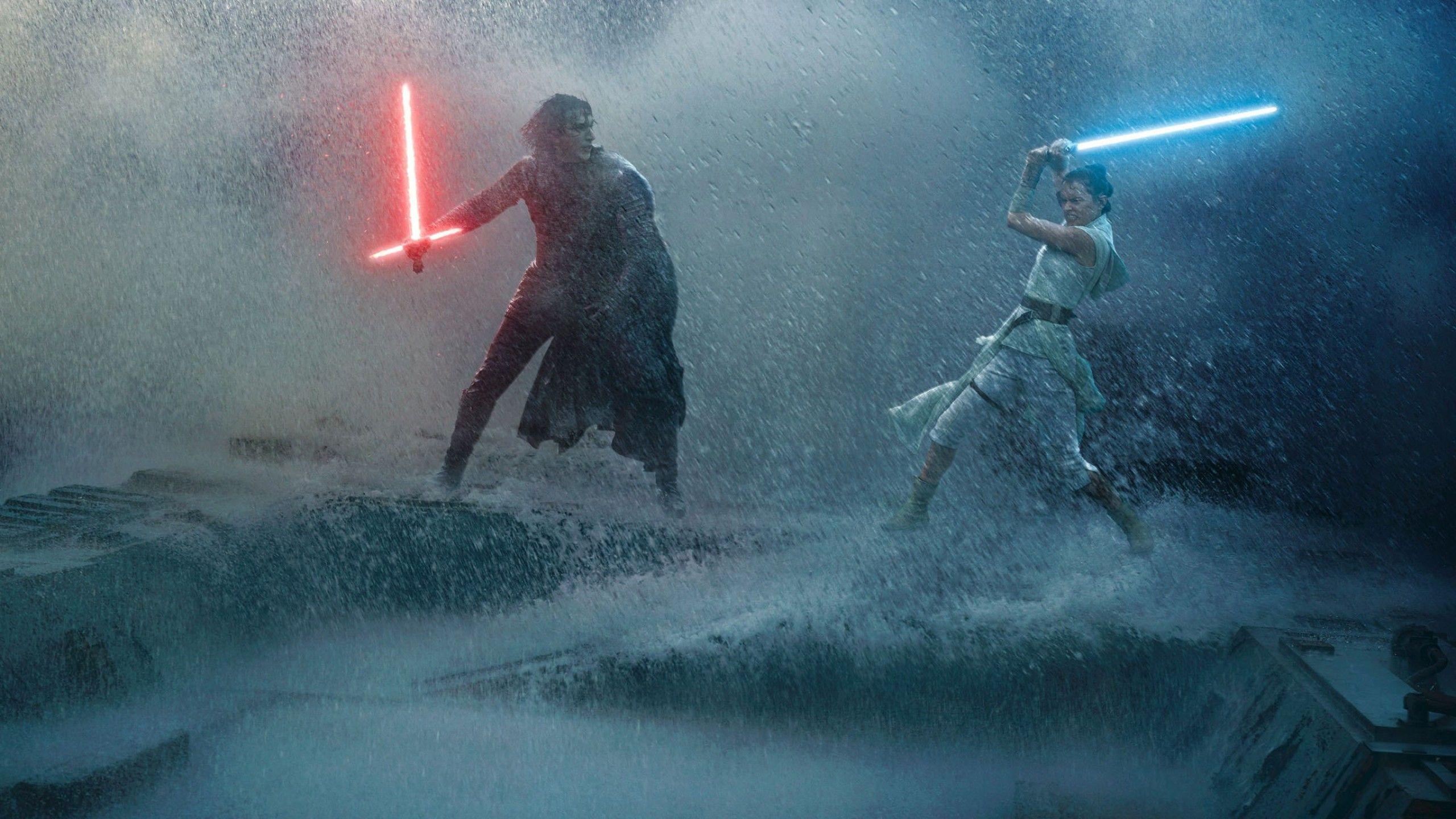 2560x1440 Wallpaper Star Wars: The Rise of Skywalker, Adam Driver, Daisy Ridley, HD, Movies