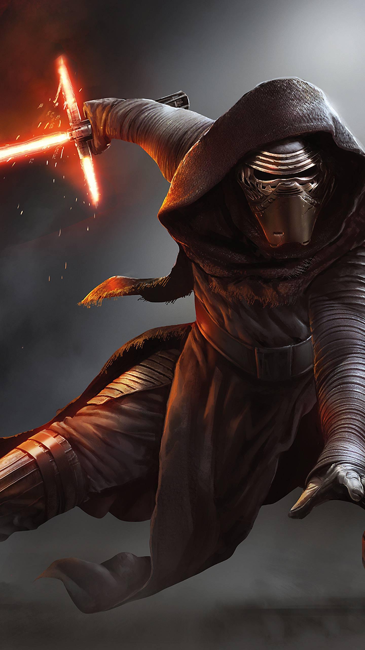 1440x2560 Star Wars: The Force Awakens wallpaper for your iPhone 6s and Galaxy S6