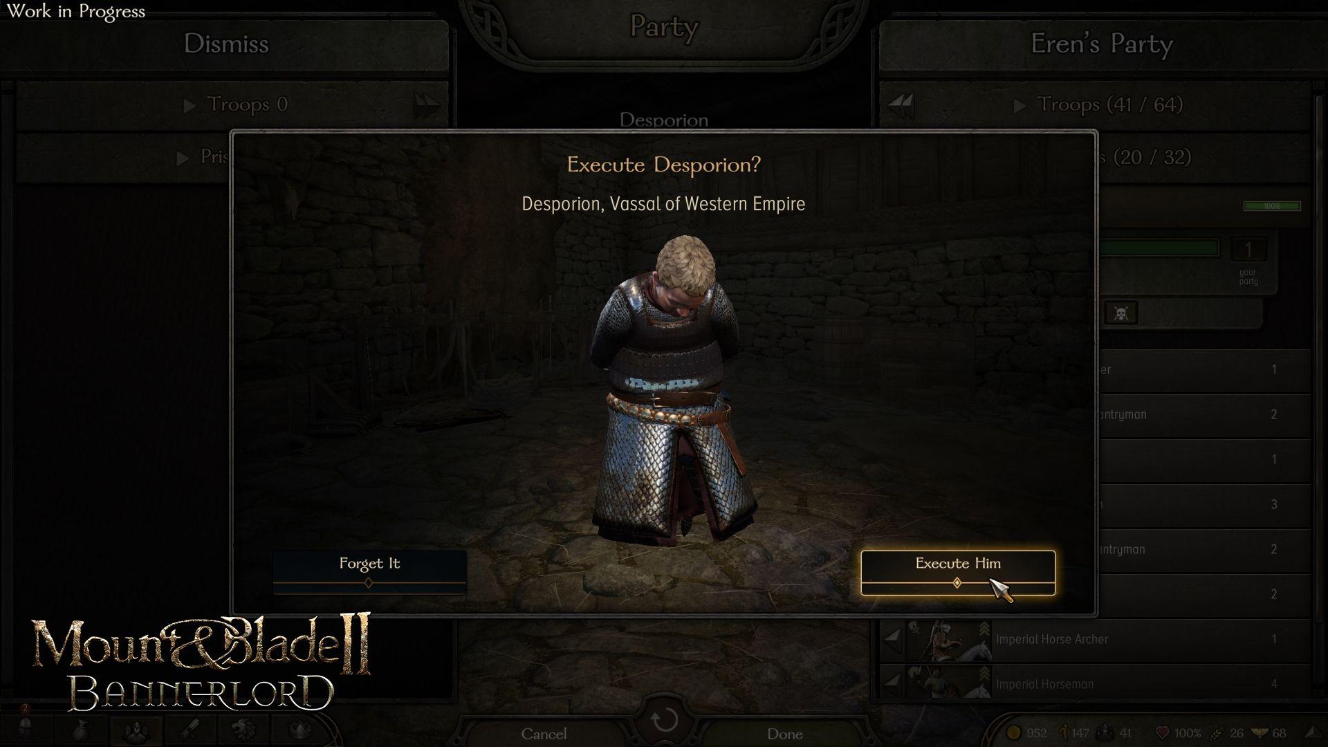 1920x1080 Execution. Mount & Blade