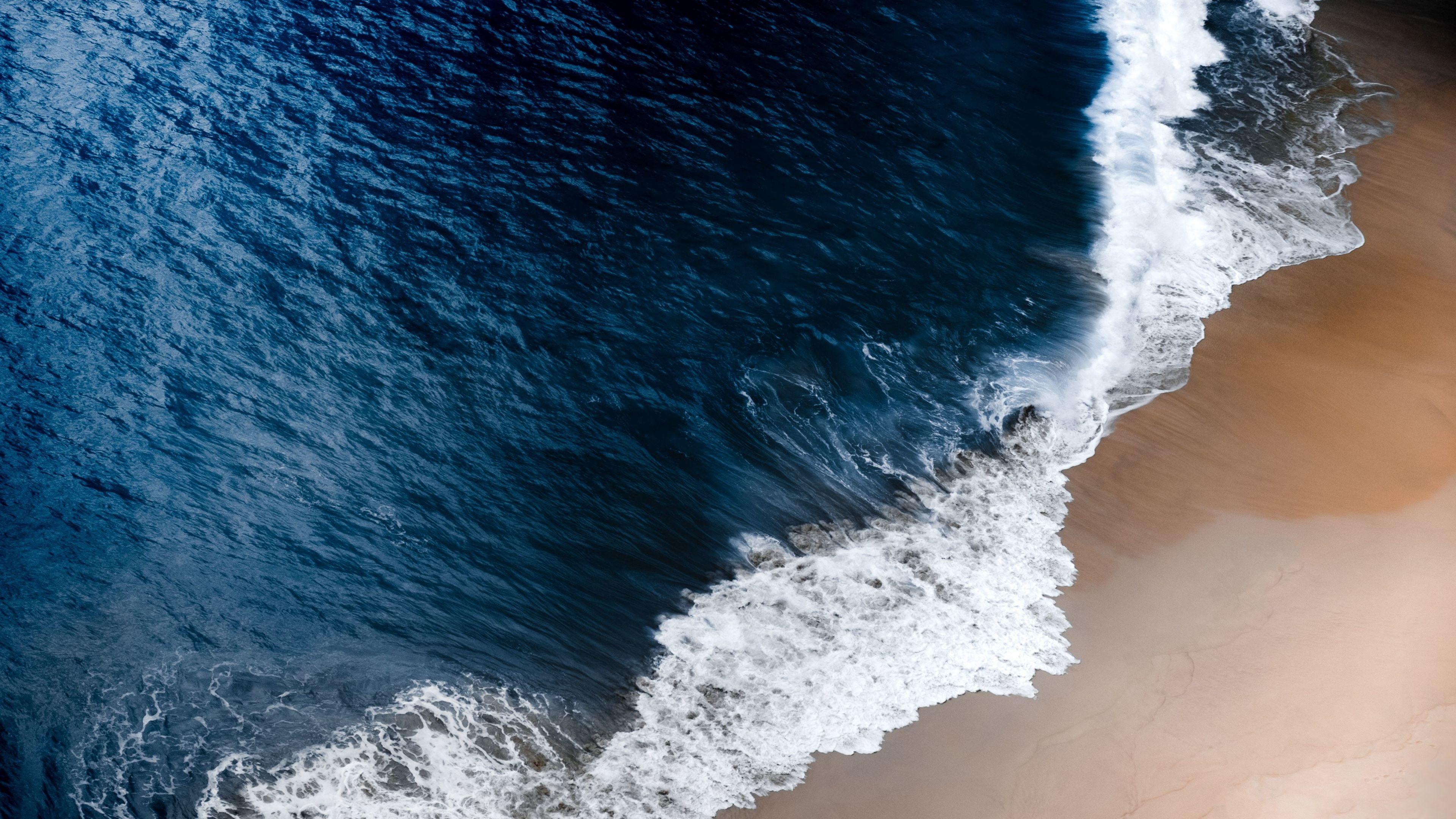 3840x2160 Desktop Wallpaper Bali's Beach, Sea Waves, 4k, HD Image, Picture, Background, F77642