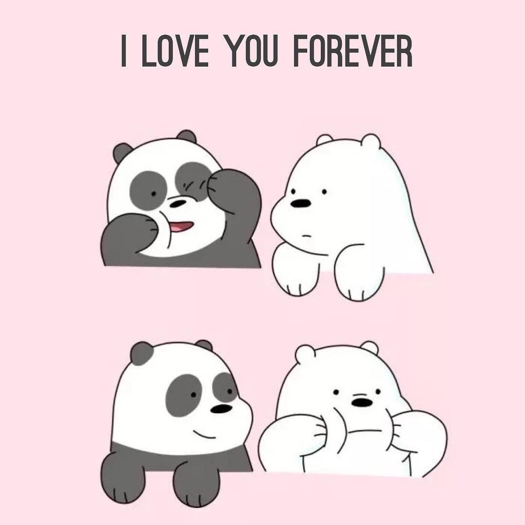 1080x1080 Cute Wallpaper 3 Bears Cartoon