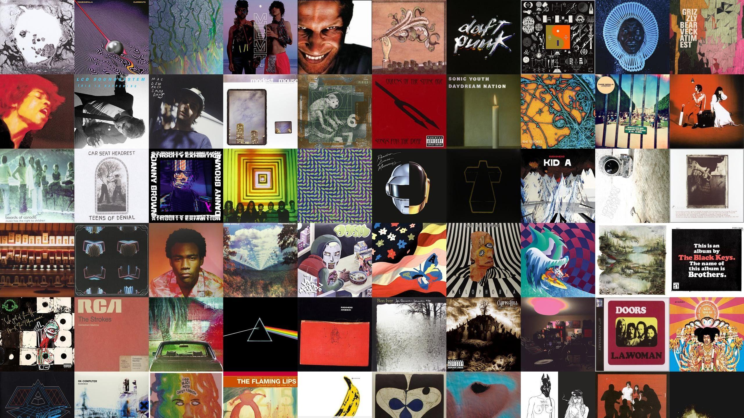 2560x1440 Radiohead Tame Impala Alt J Mgmt Wallpaper
