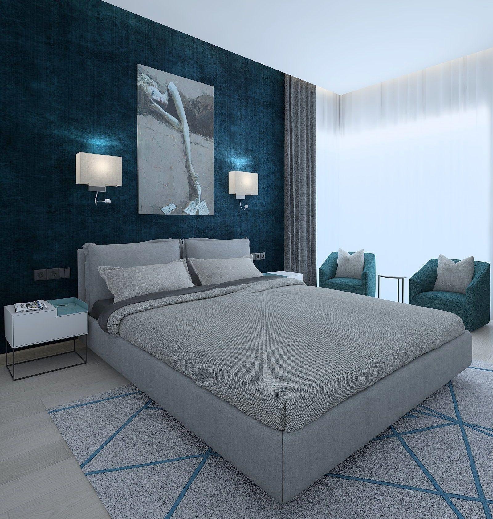 1600x1686 Modern Bedroom Wallpaper