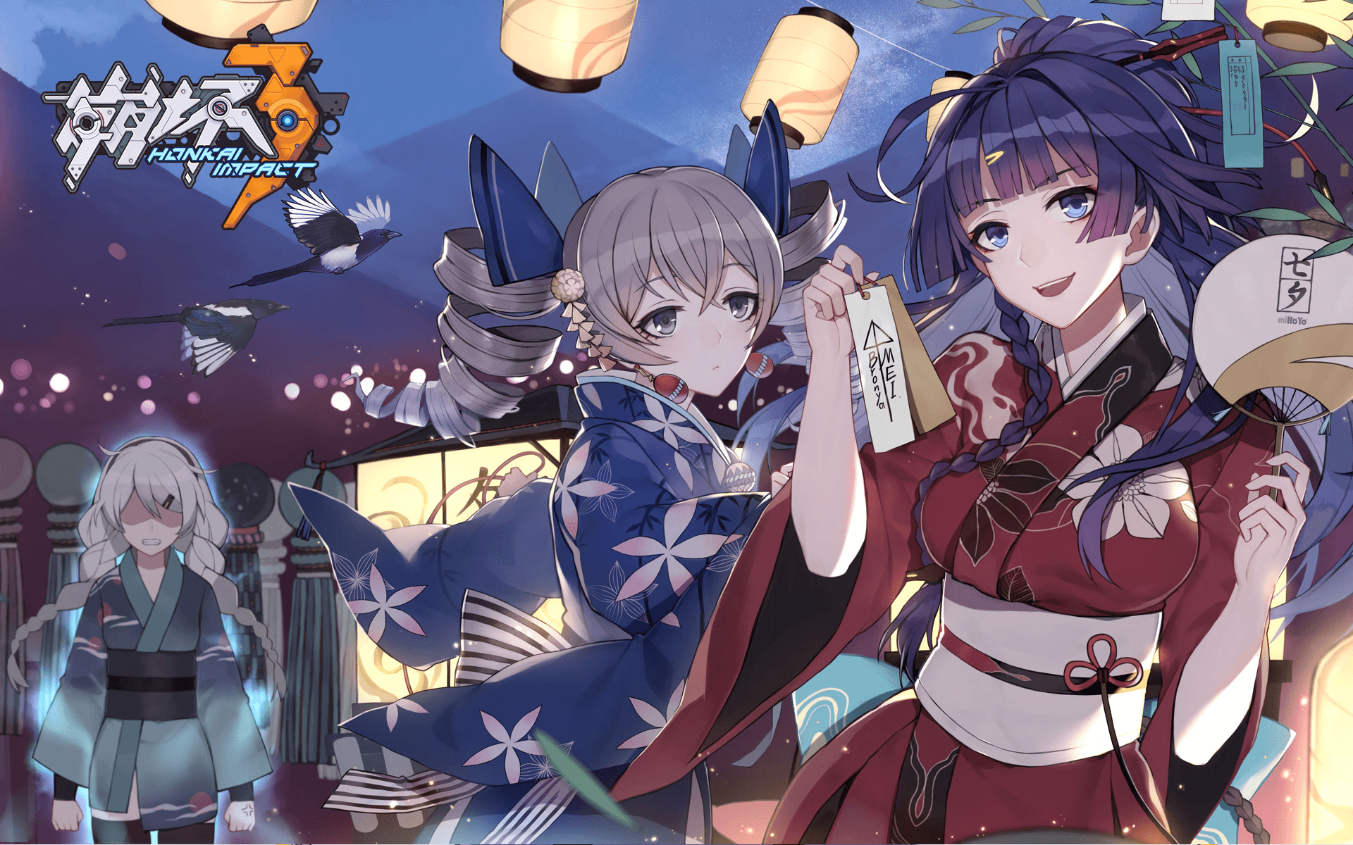 1920x1200 Bronya Zaychik Kiana Kaslana Raiden Mei Wallpaper:1920x1200