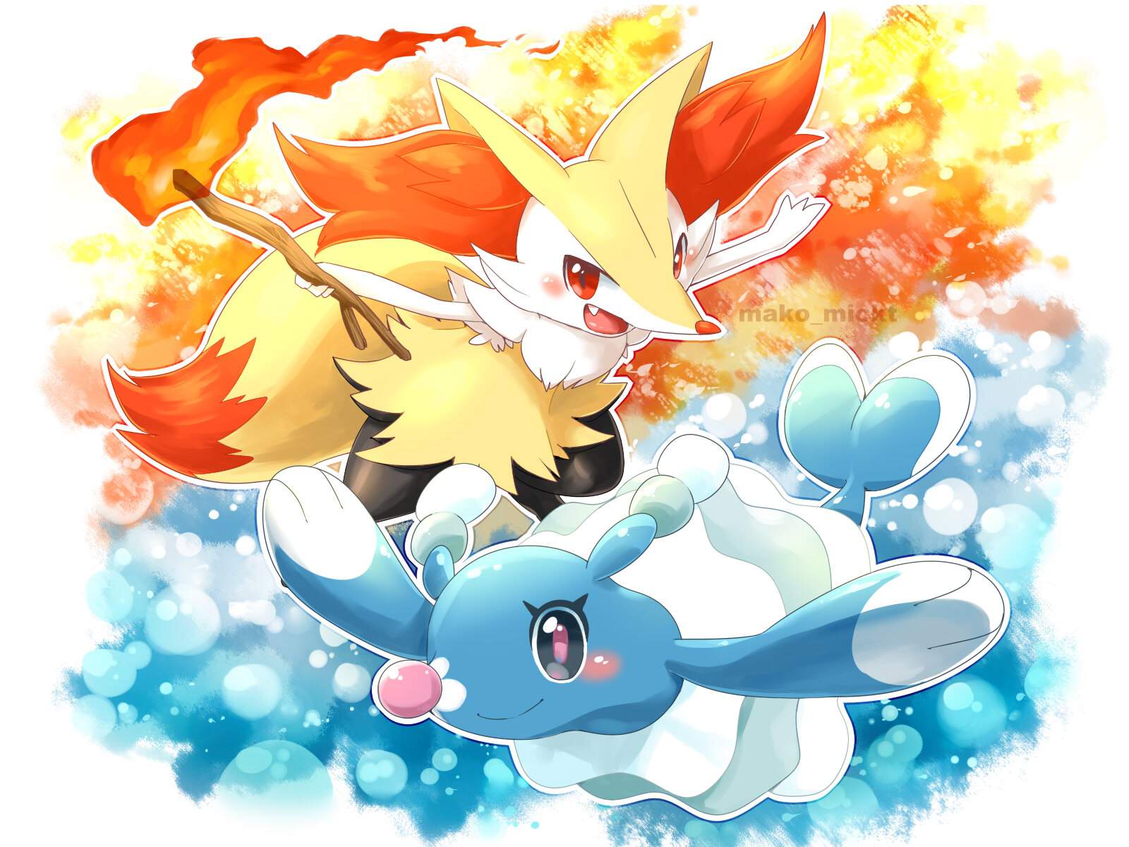 1600x1200 Braixen Or Brionne. Pokémon Amino