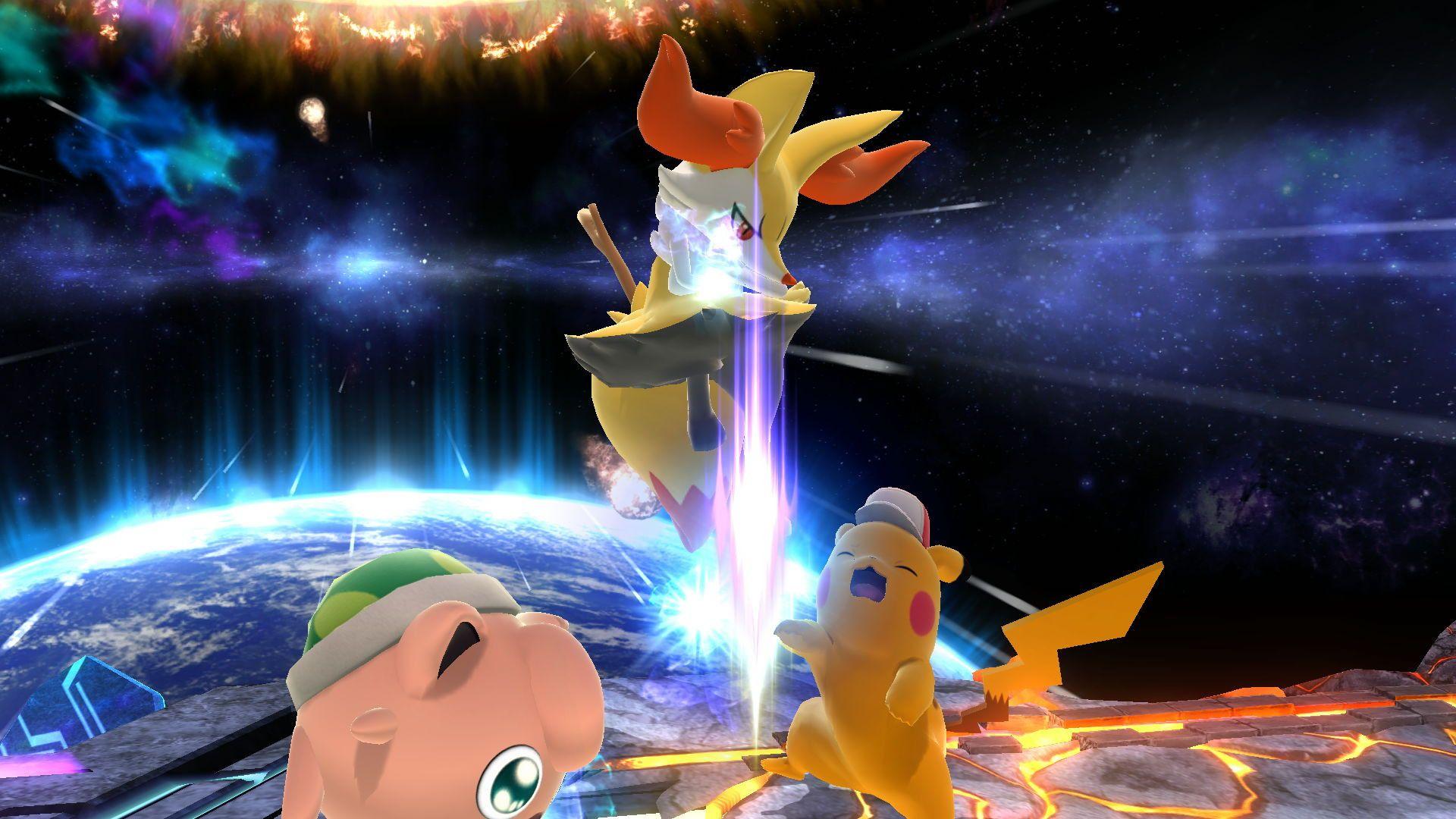 1920x1080 Braixen [Super Smash Bros. (Wii U)] [Skin Mods]