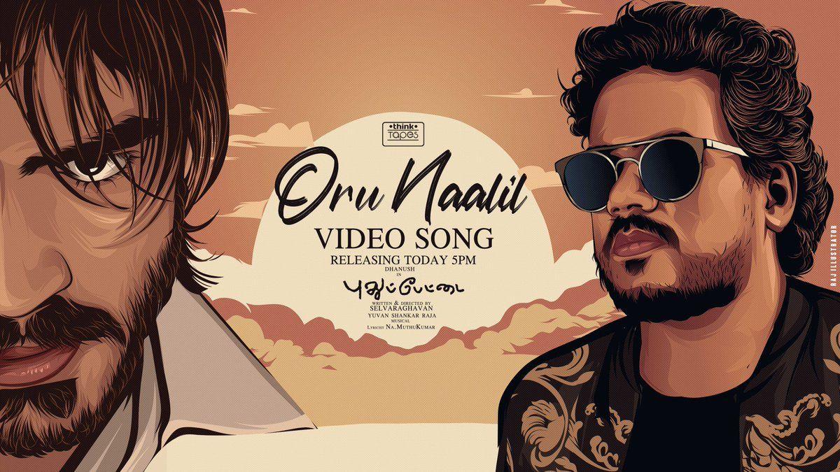 1200x675 Jaya TV it is, #OruNaalil Video Song from #Pudhupettai Arrives today at 5PM !! #NaMuthukumar #ThinkTapes