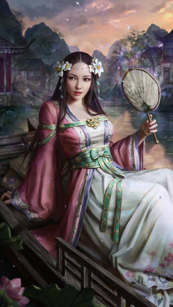 720x1280 Chinese girl wallpaper