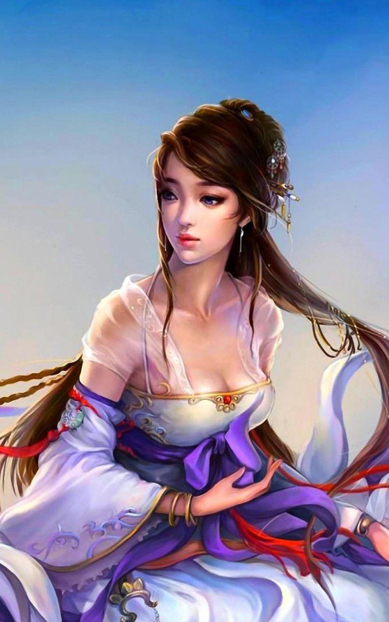 800x1280 Princess China Girl 3D Desktop HD Wallpaper