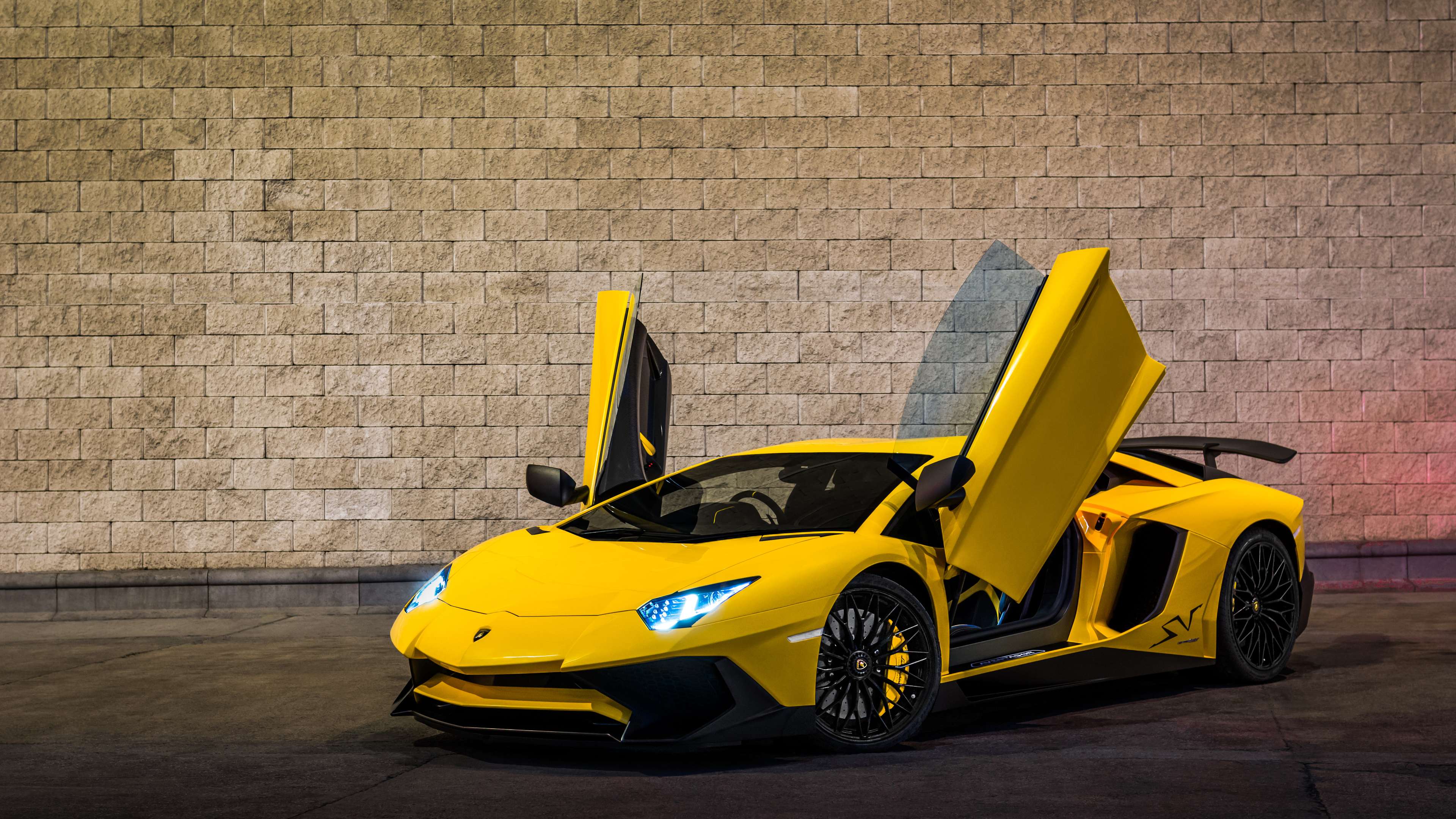 3840x2160 Lamborghini Wallpaper Full HD Aventador Car