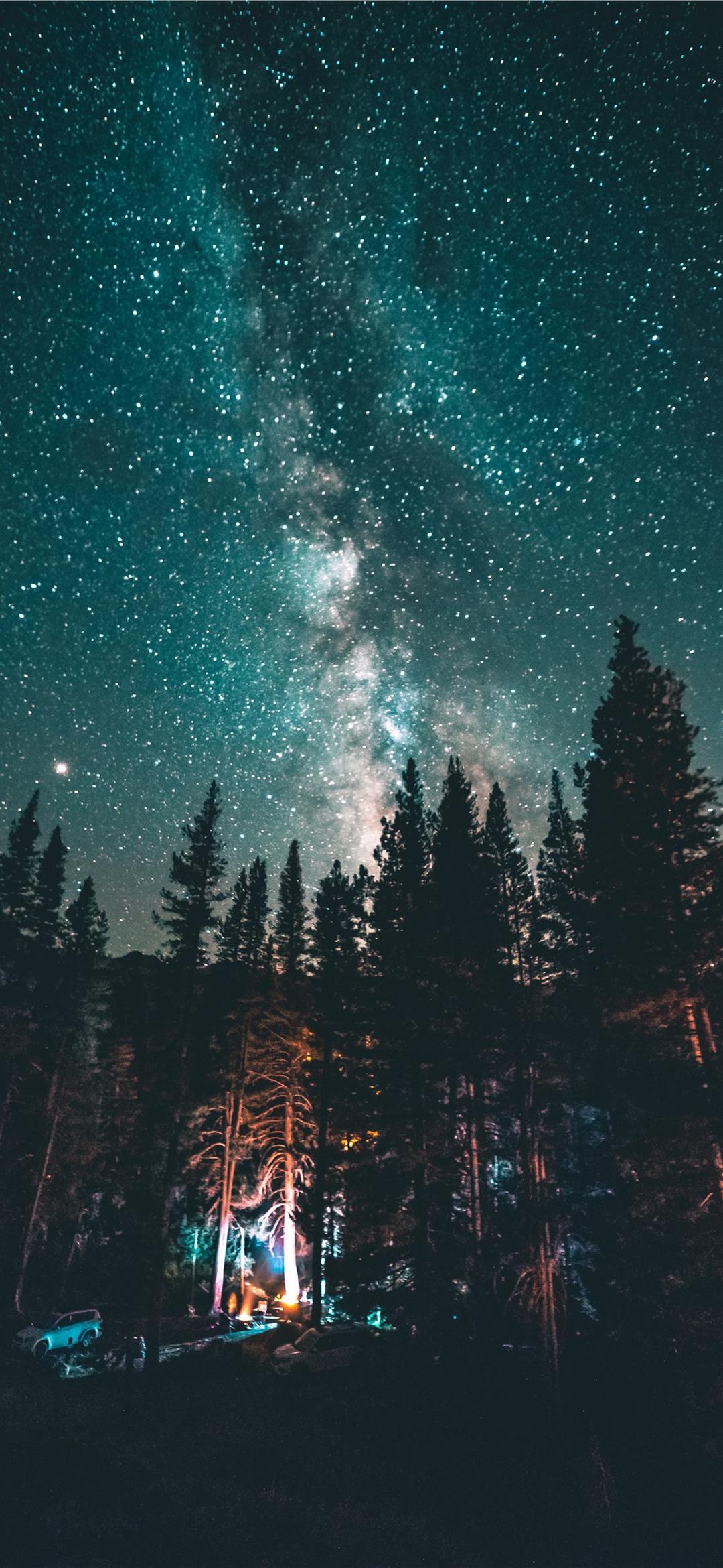 1080x2340 Campfire 9x Wallpaper Download