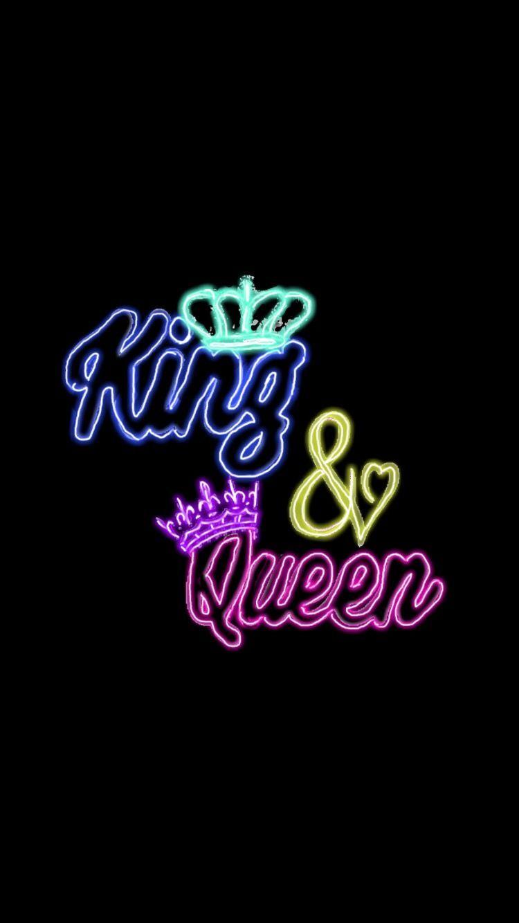 750x1334 neon #neonlight #neonwallpaper #king #queen. Queen wallpaper crown, Queens wallpaper, King and queen crowns