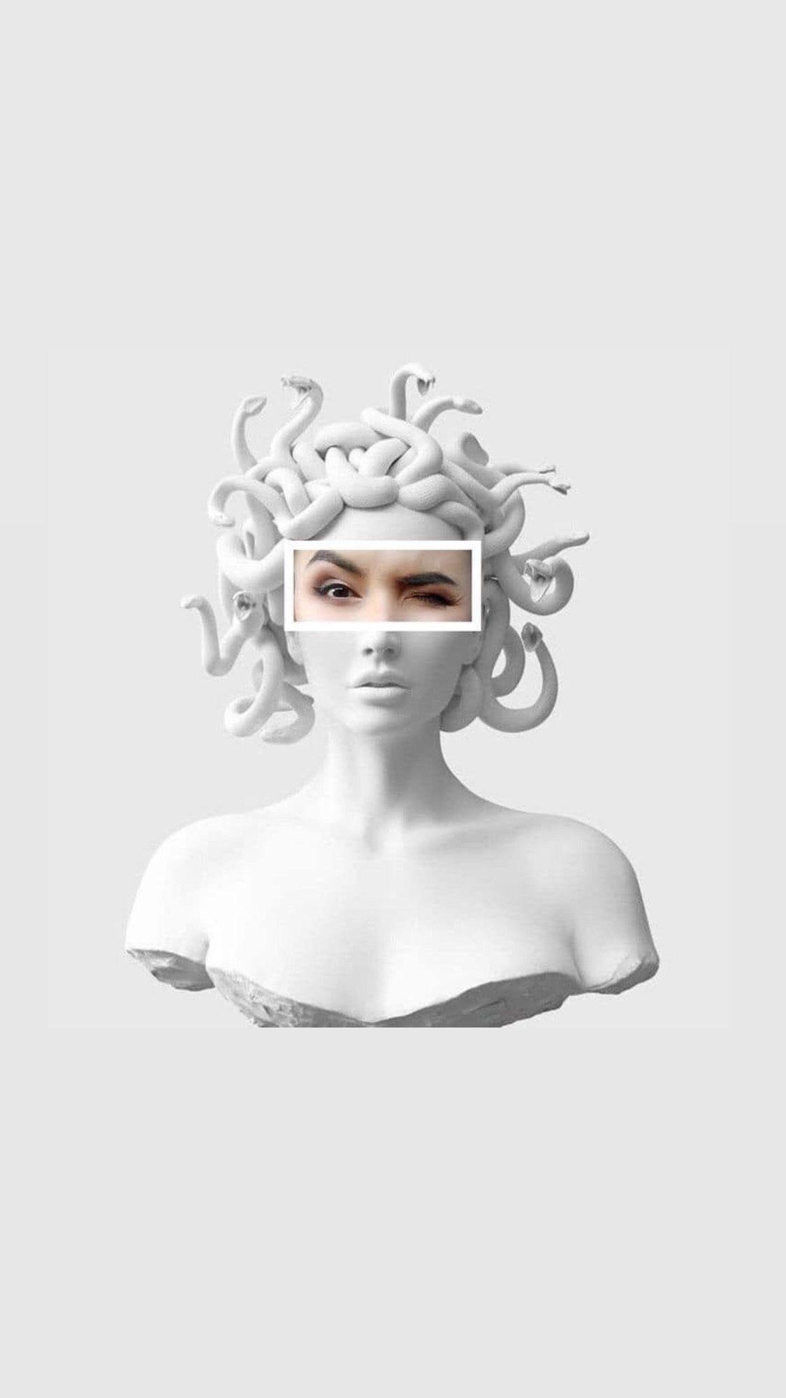 1125x2000 Medusa. Greek statue, Statue, Sculpture