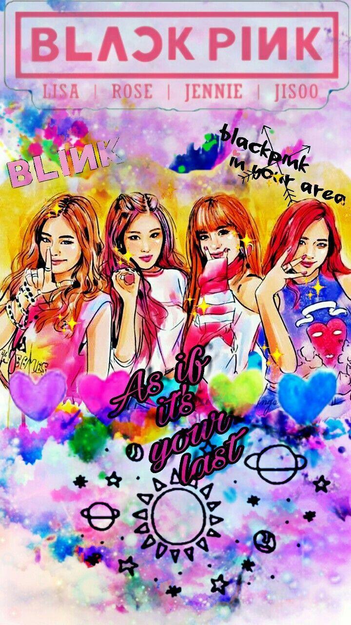 720x1280 Background Blackpink Anime Wallpaper