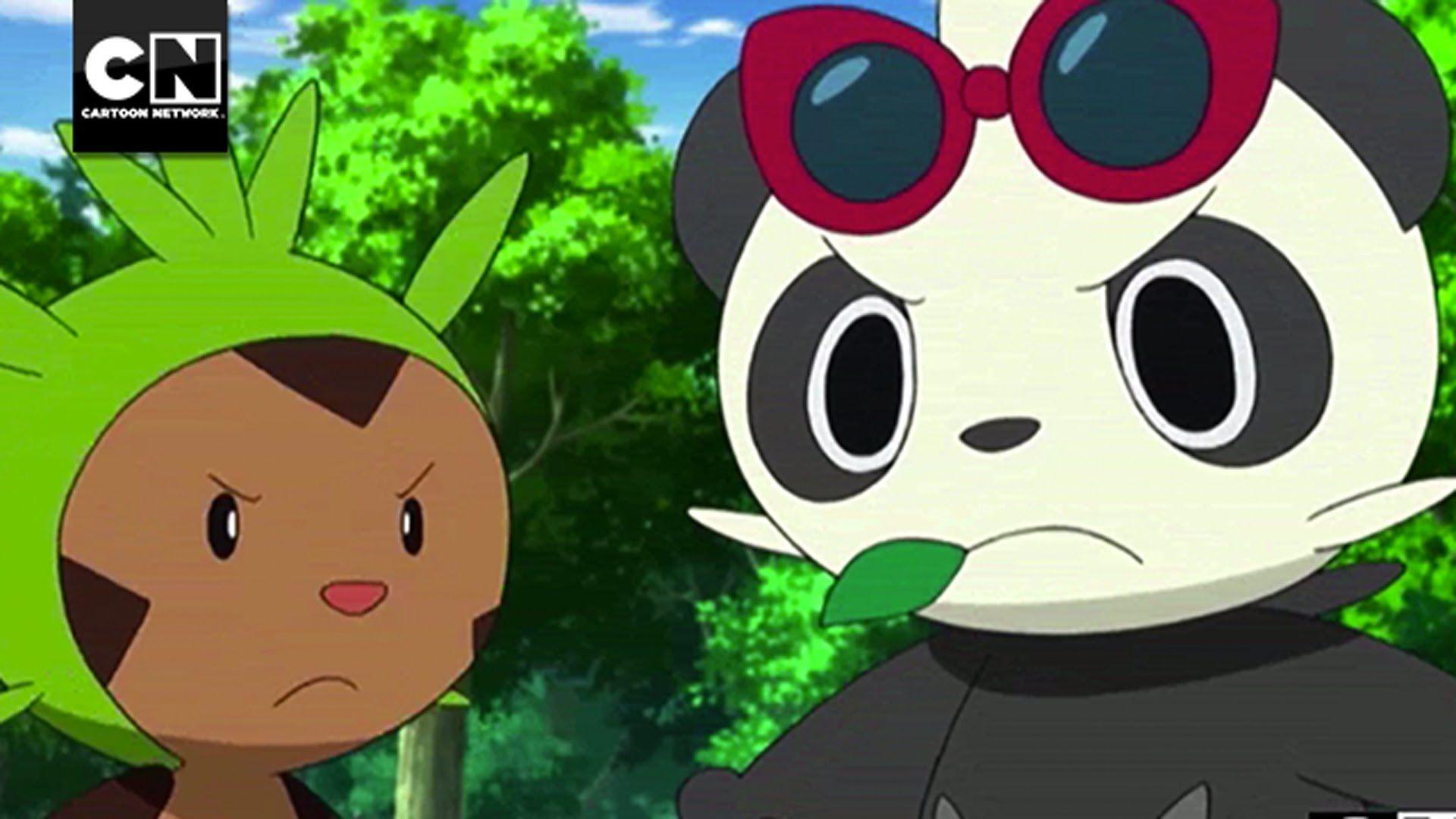 1920x1080 Chespin Pancham Combo Attack I Pokémon I Cartoon Network