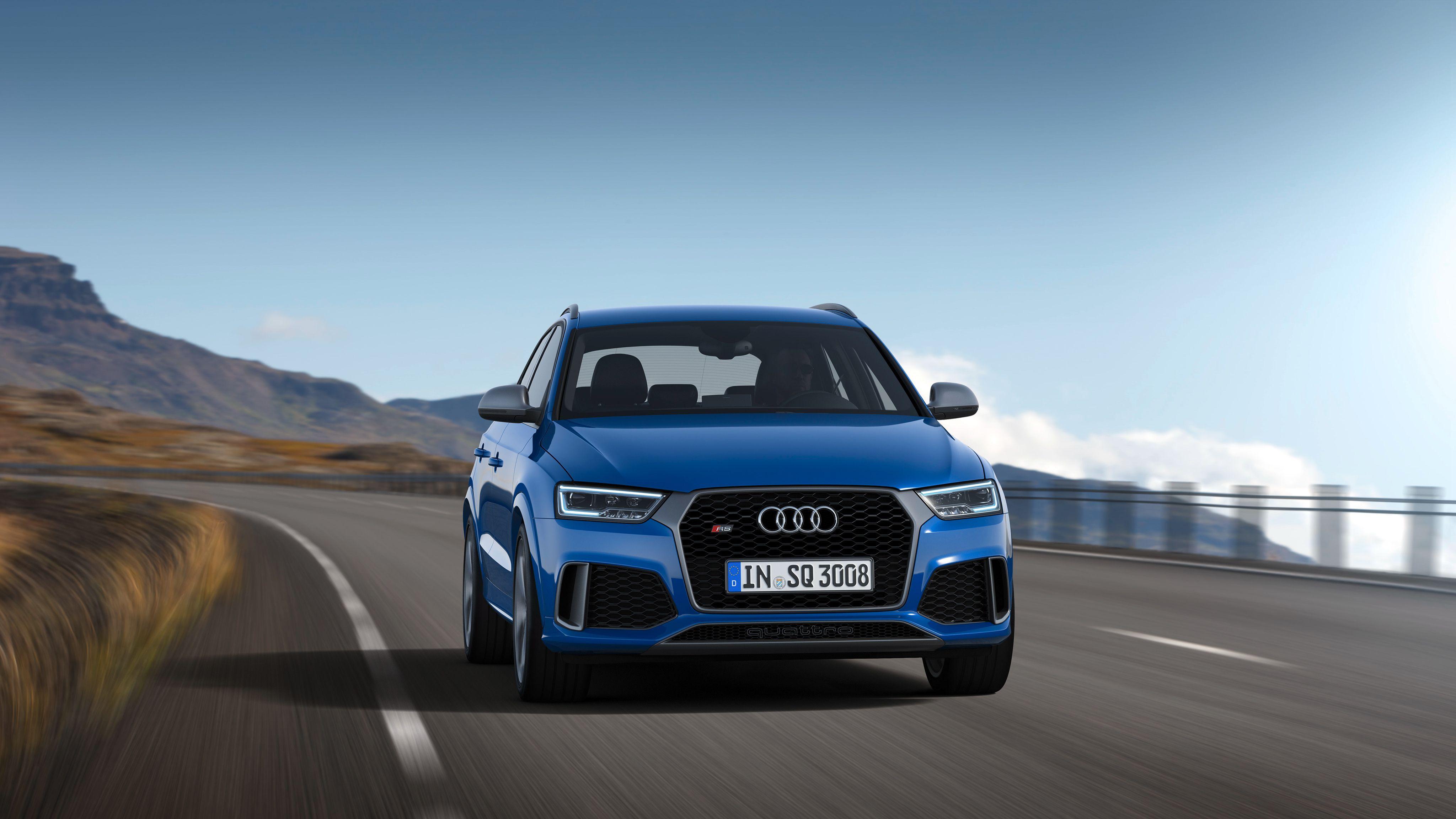 4096x2304 Audi Rs Q3 '2016 Wallpaper - Новый Audi Q3 Синего Цвета Wallpaper & Background Download