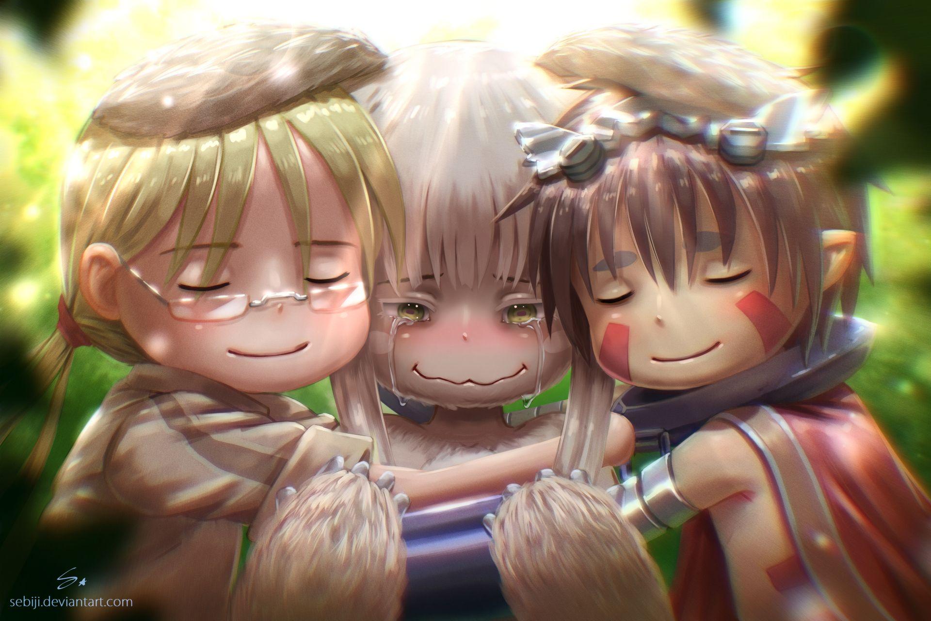 1920x1280 Reg (Made in Abyss), Riko (Made in Abyss), Nanachi (Made in Abyss) wallpaper