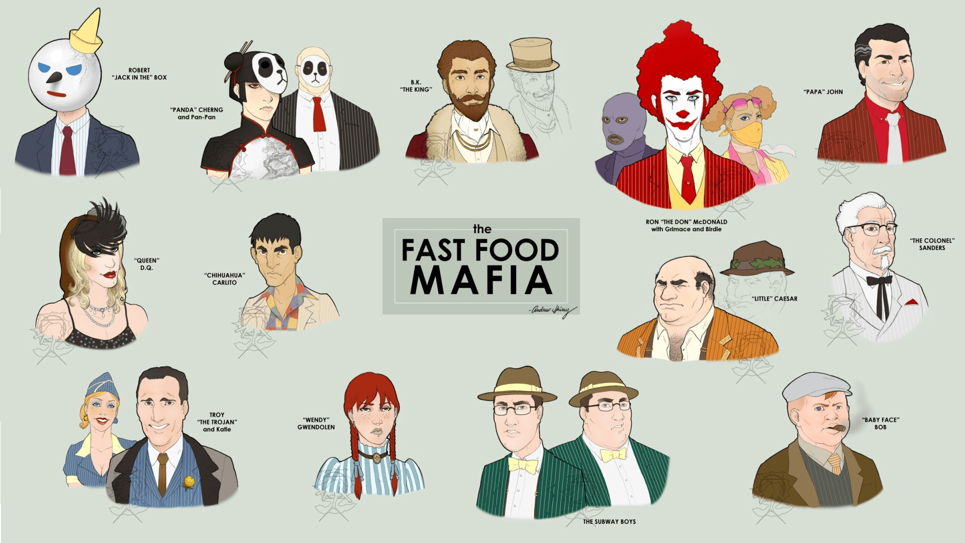 1920x1080 Daily Wallpaper: Fast Food Mafia. I Like To Waste My Time