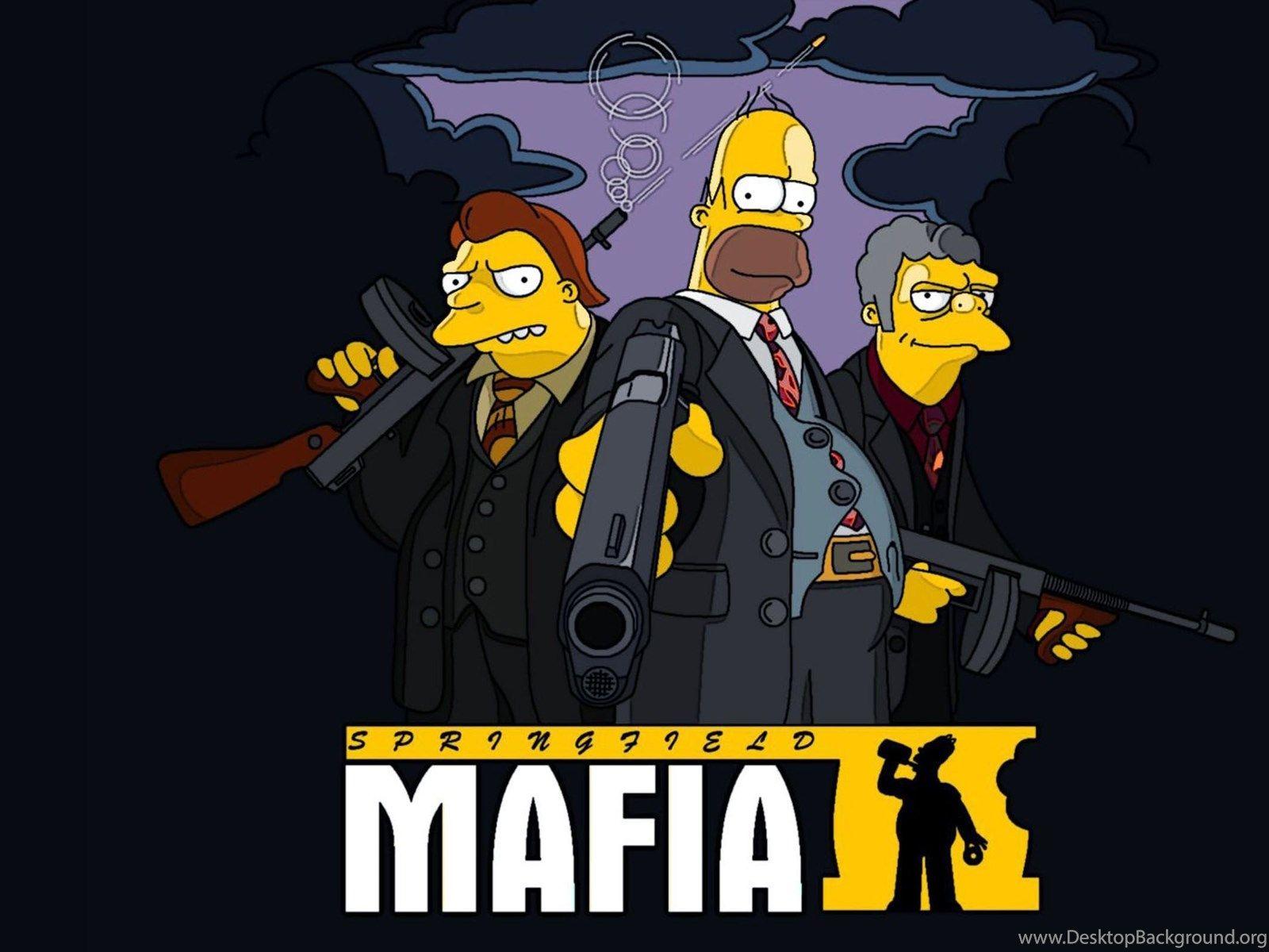 1600x1200 Springfield Mafia Wallpaper Desktop Background