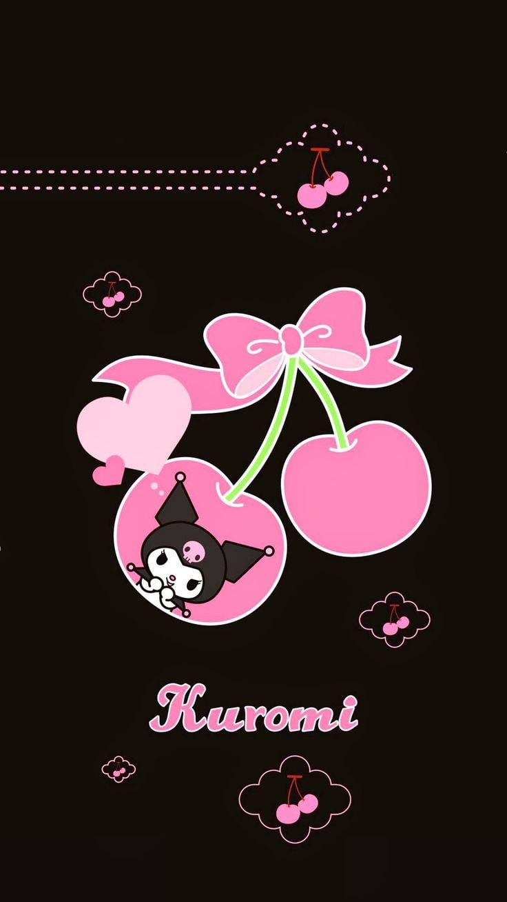 Kuromi Pink Wallpapers  Aesthetic Sanrio Kuromi Wallpaper for iPhone