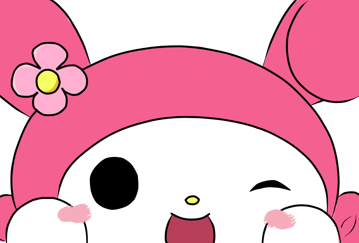 1240x838 My Melody And Kuromi Merry Christmas