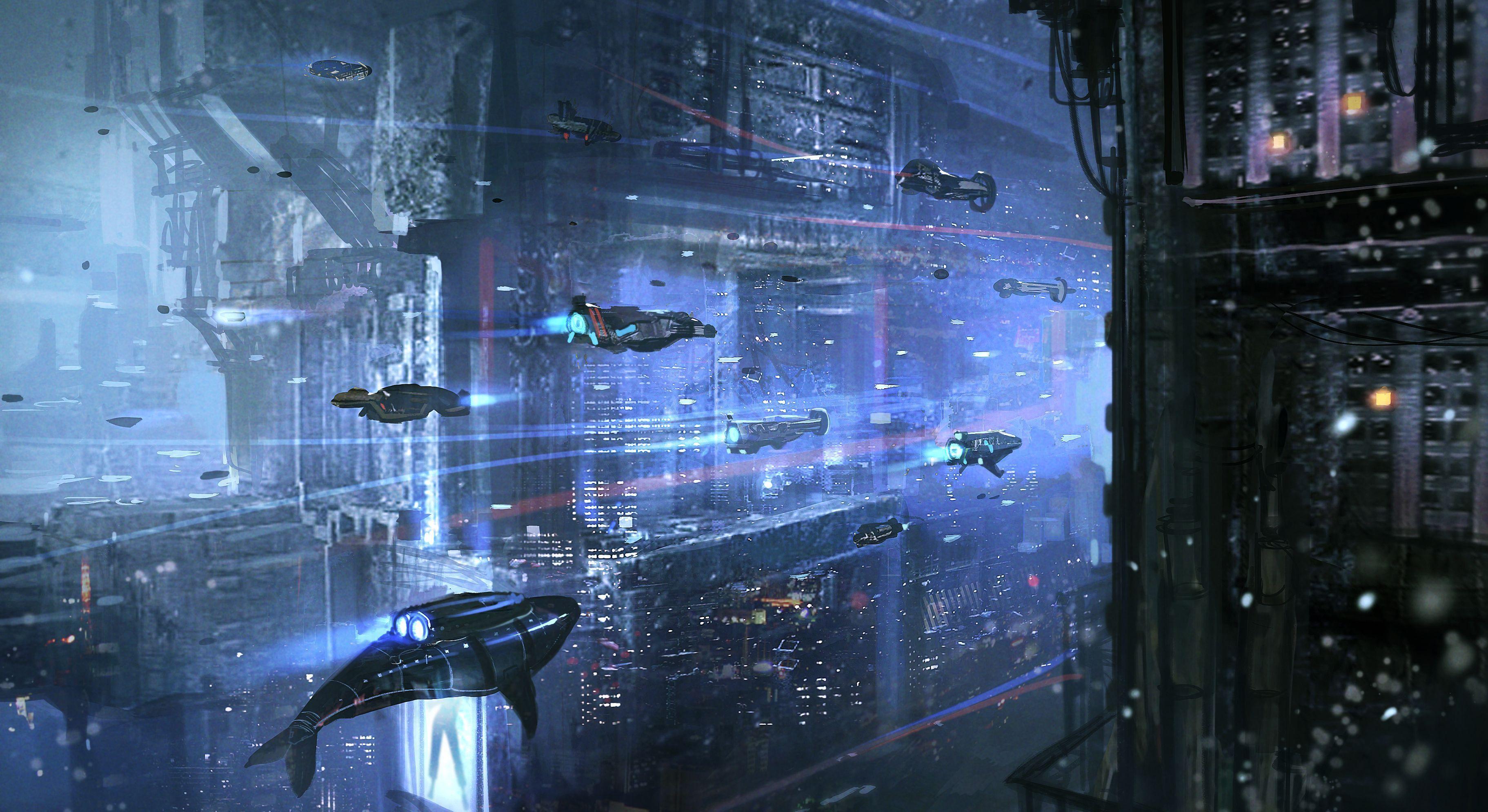 3645x1991 Cyberpunk Wallpaper