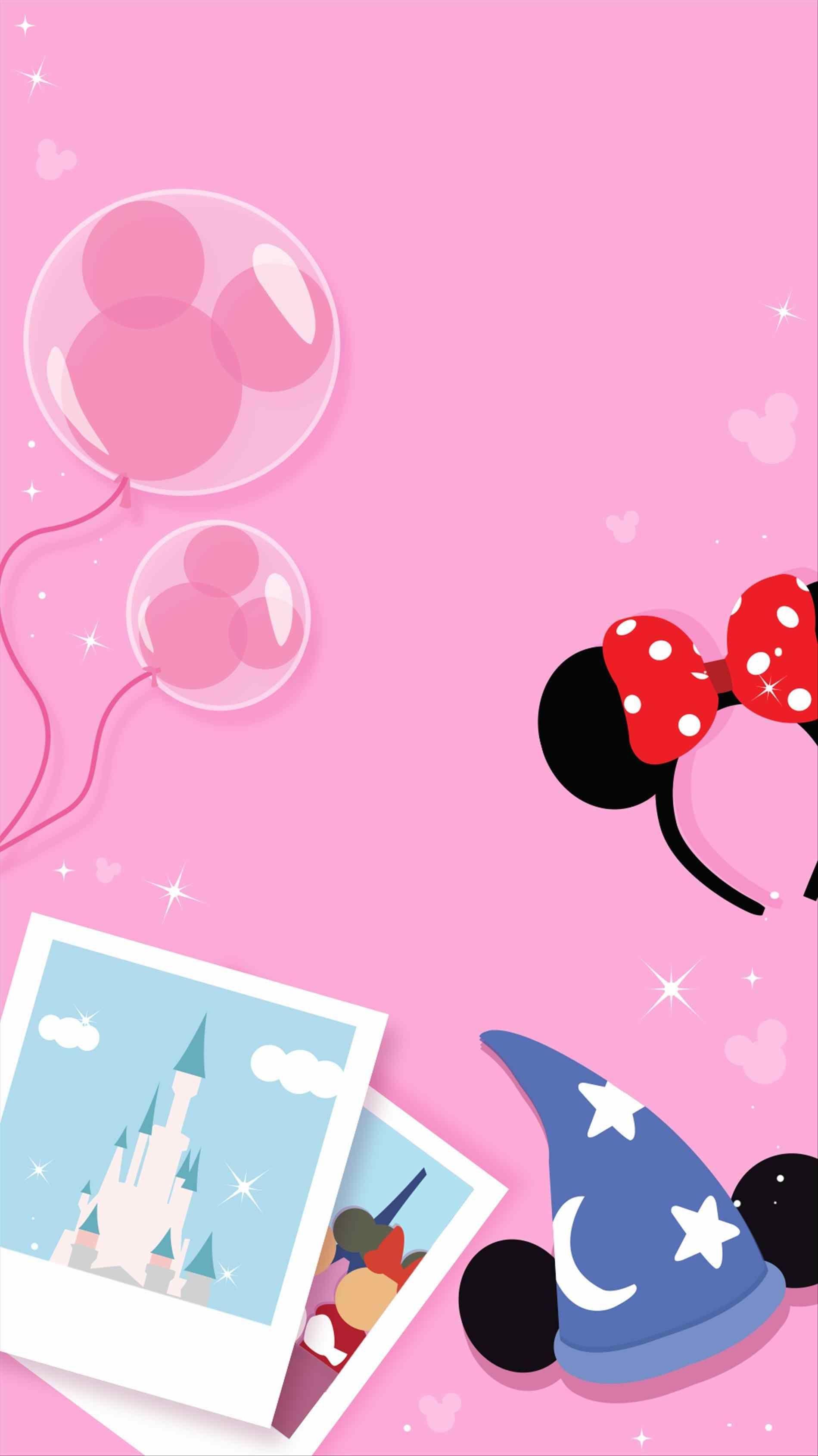 Disney Pink Wallpapers Top Free Disney Pink Backgrounds Wallpaperaccess