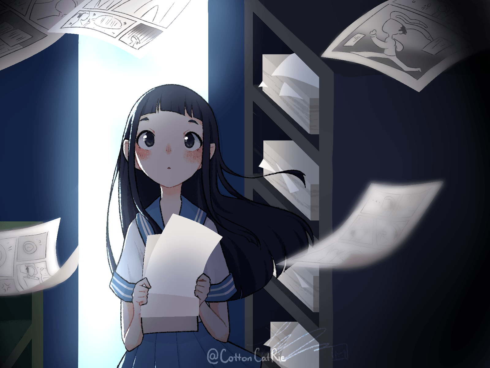 1600x1200 I just finished Kakushigoto and wanted to draw ^-^