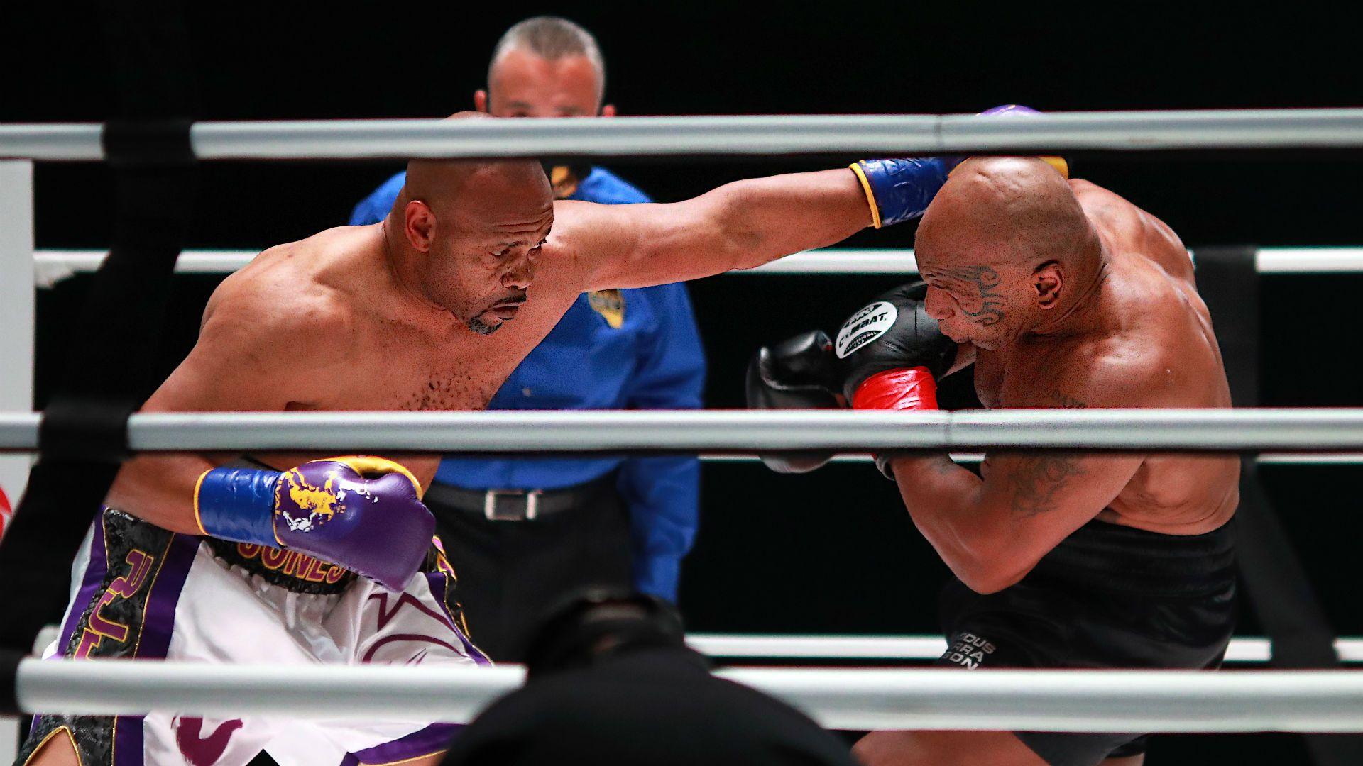 1920x1080 Mike Tyson vs. Roy Jones Jr. fight results: Boxing exhibition ends in unofficial draw