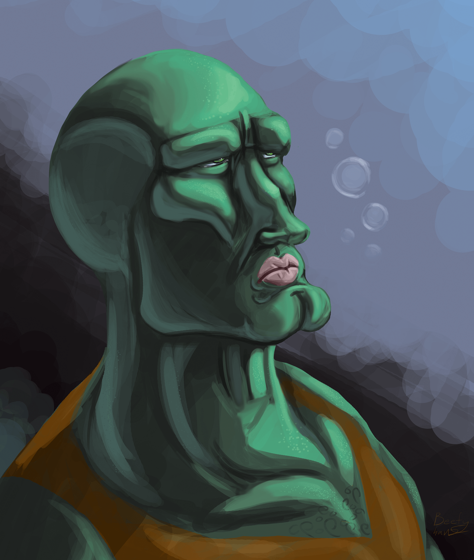 1650x1950 Squidward Wallpaper .