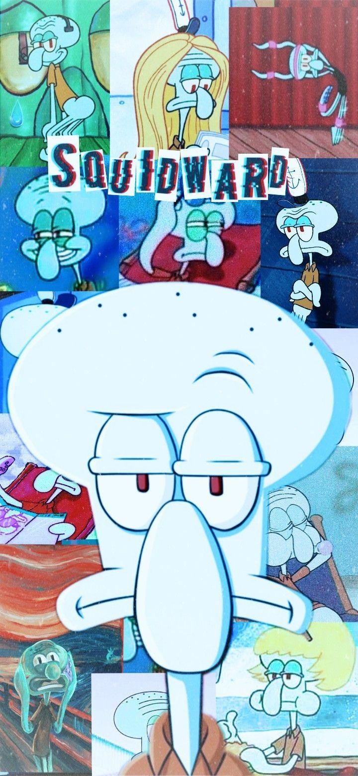720x1560 Squidward Wallpaper. Spongebob wallpaper, iPhone wallpaper hipster, Cute wallpaper