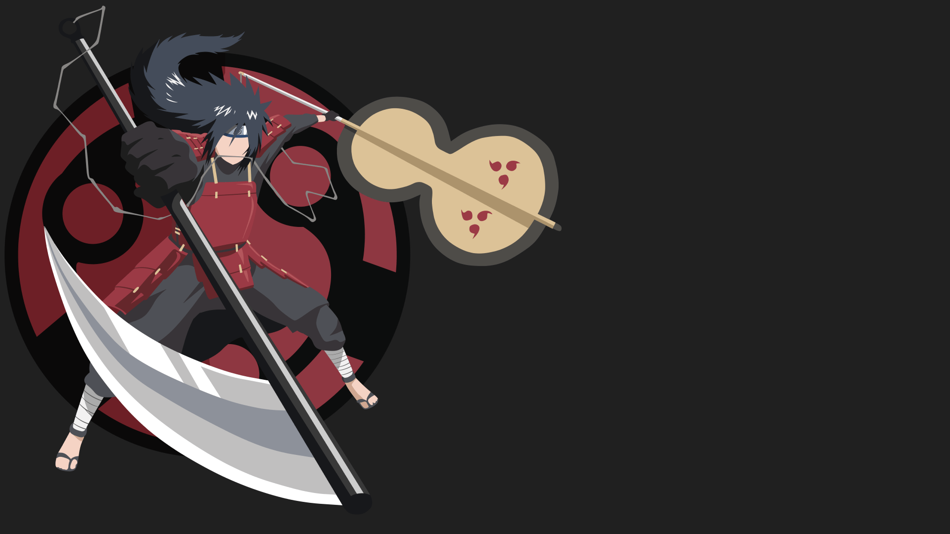 1920x1080 Madara Minimalist Wallpaper