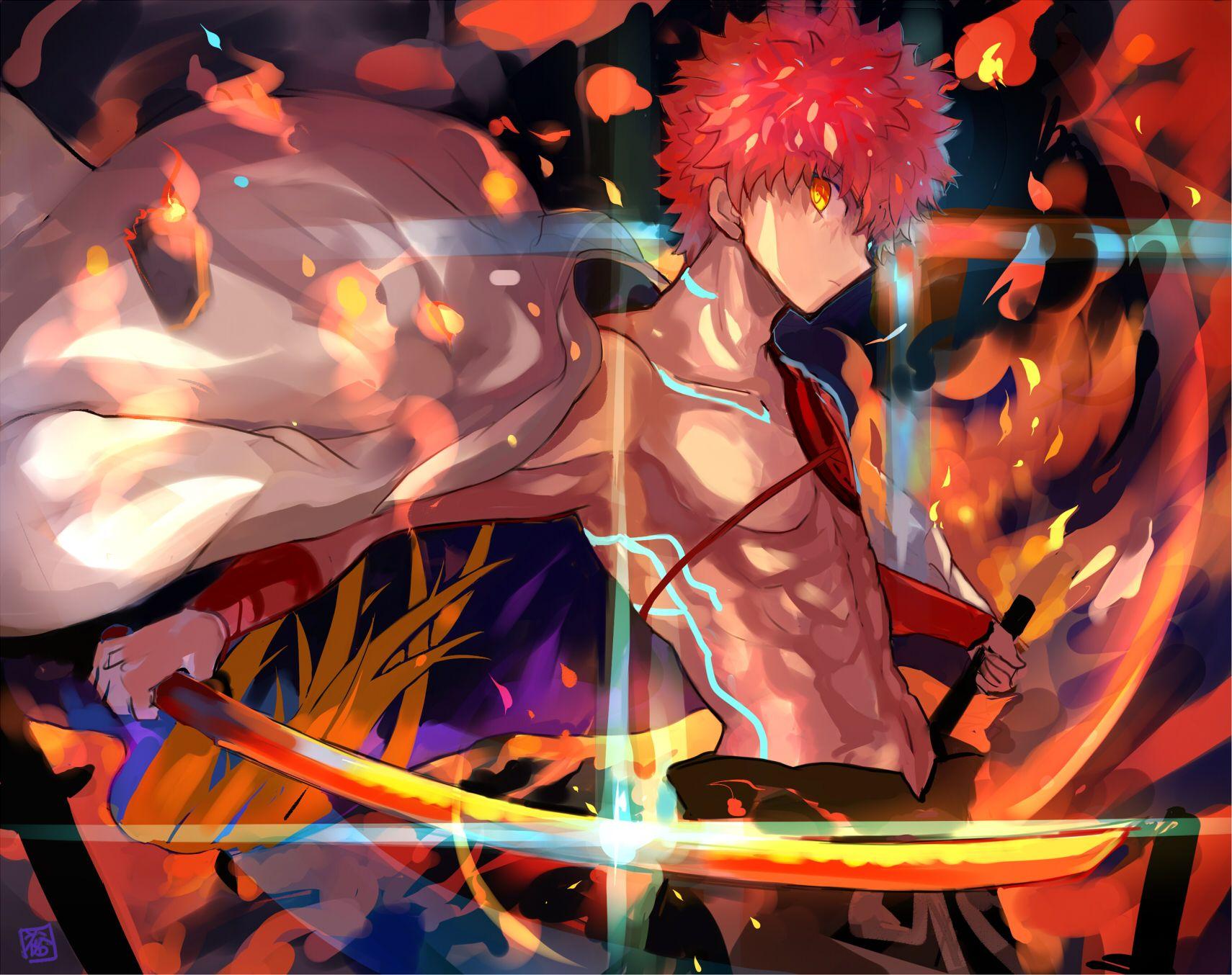 1710x1354 Saber (Sengo Muramasa) Shirou Anime Image Board