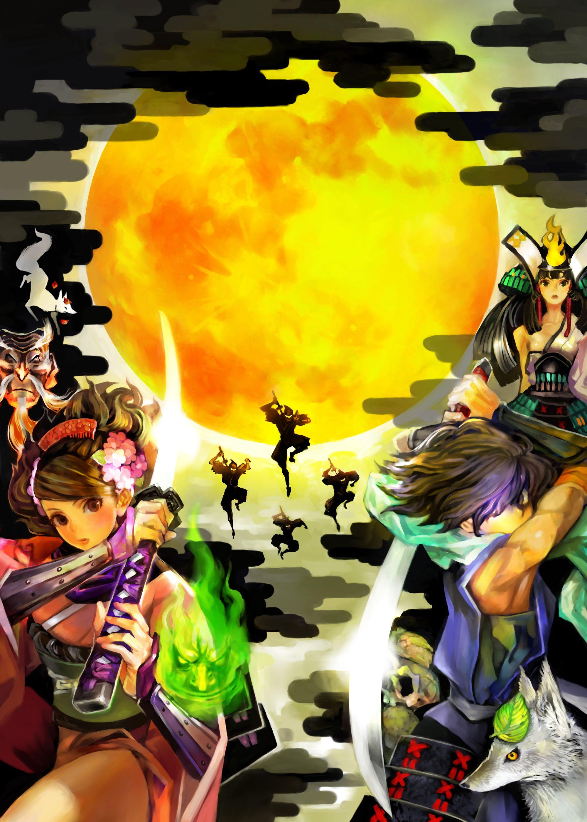 2000x2800 Momohime (Oboro Muramasa) and Scan Gallery