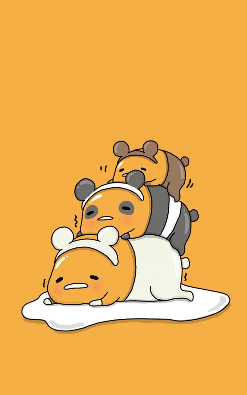 800x1280 Free download Gudetama x We Bare Bears Wallpaper oodon Tictail [852x1608] for your Desktop, Mobile & Tablet. Explore We Bare Bears Wallpaper. We Bare Bears Wallpaper, We Bare Bears