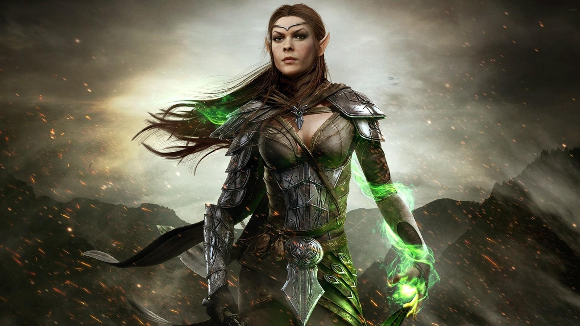 1920x1080 Elder Scrolls Online Woman HD Wallpaper