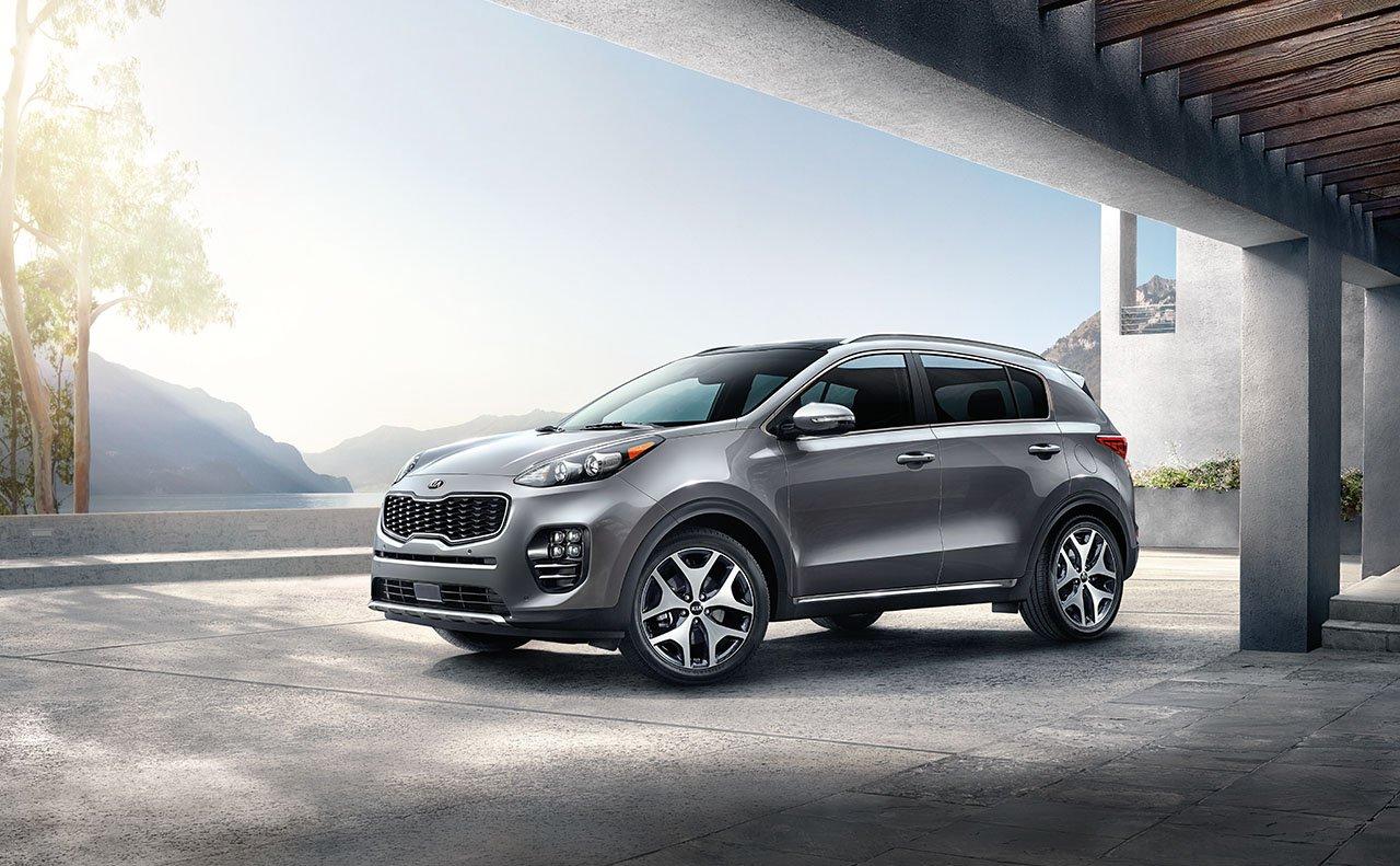 1280x791 Kia Sportage park outside home hills background wide HD wallpaper