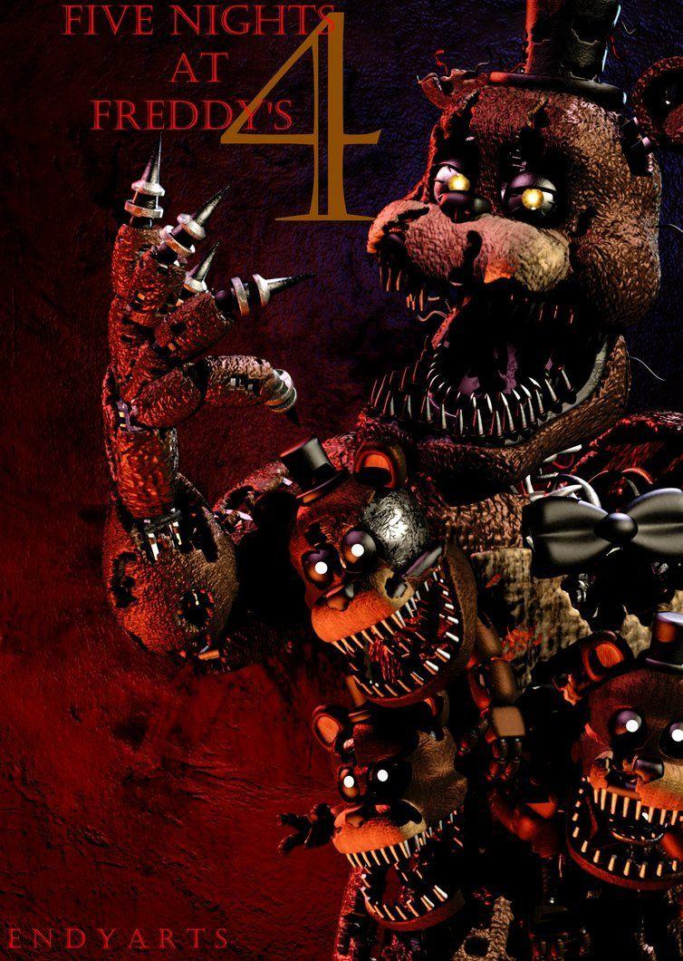 754x1060 Nightmare Freddy by EndyArts. Fnaf wallpaper, Fnaf drawings, Fnaf