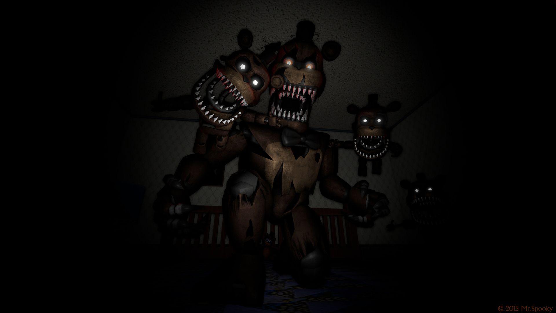 1920x1080 Nightmare Freddy Wallpaper