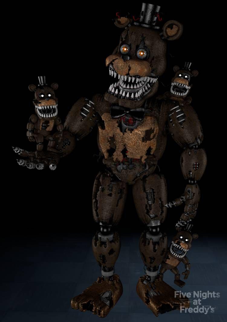 751x1063 SFM FNAF) Nightmare Freddy Poster. Fnaf freddy, Freddy's nightmares, Anime fnaf