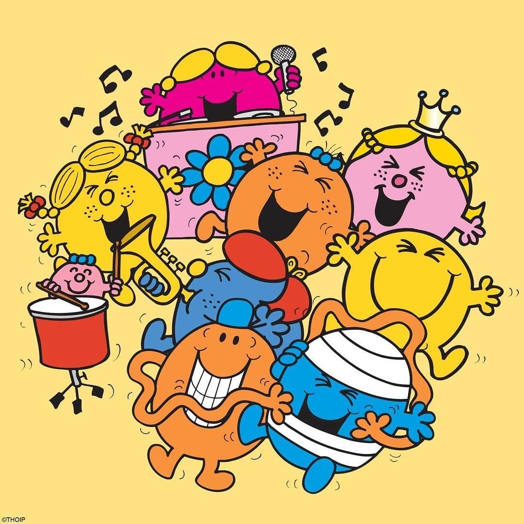 1080x1080 Mr Men Wallpaper
