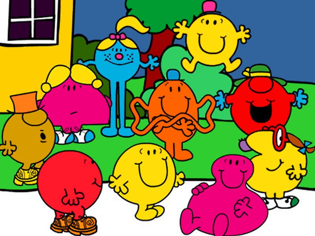 1024x768 Mr. Men and Little Miss Wallpaper (1024 x 768 Pixels)
