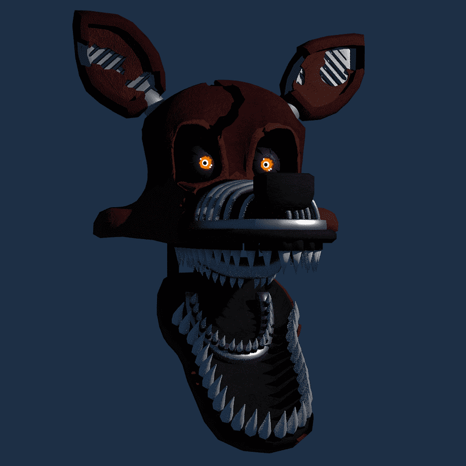 920x920 Five Nights At Freddy S 4 Jump Scare Nightmare, Nightmare 4 Nightmare Foxy Head Wallpaper & Background Download