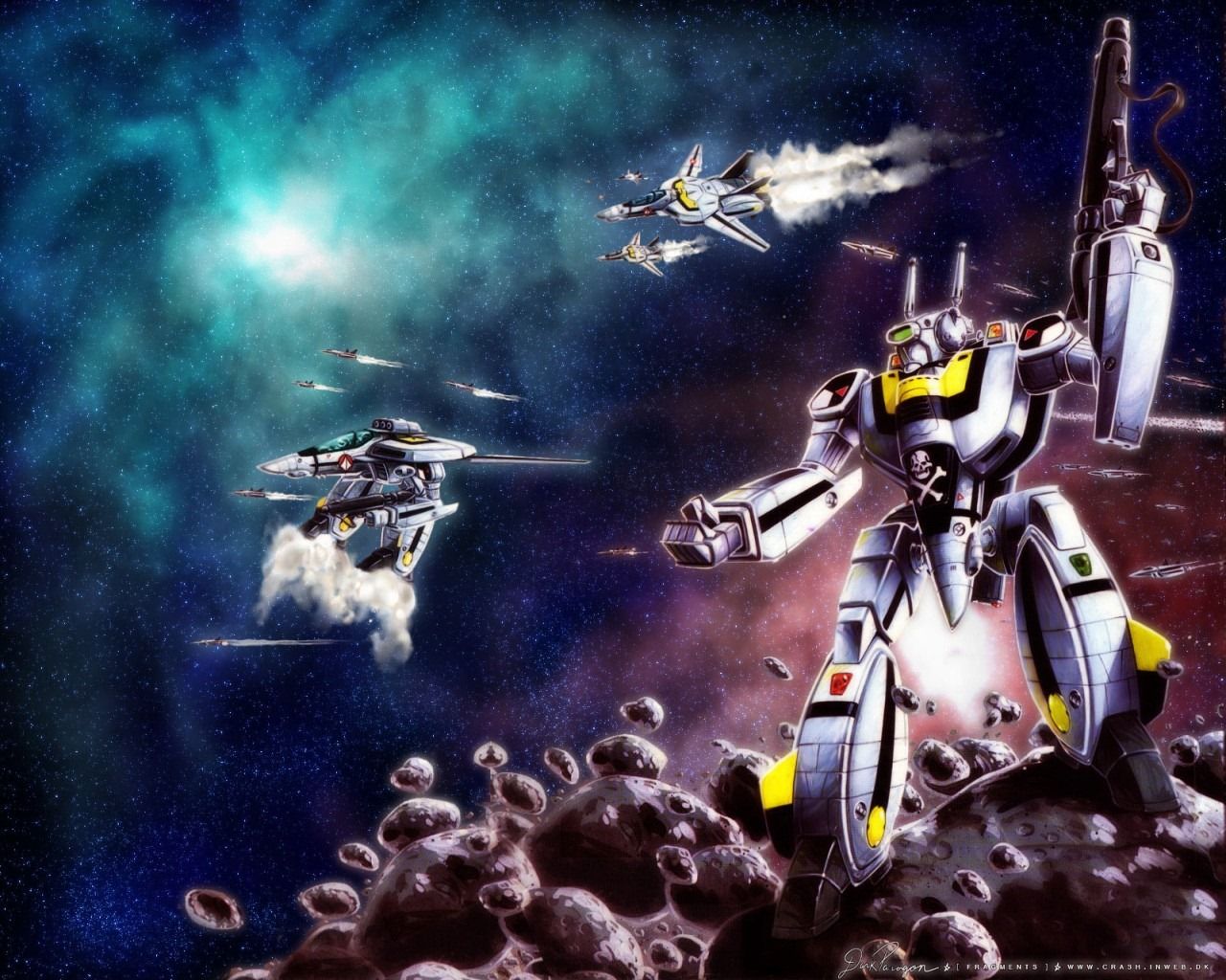 1280x1024 Macross Frontier. We Remember Love