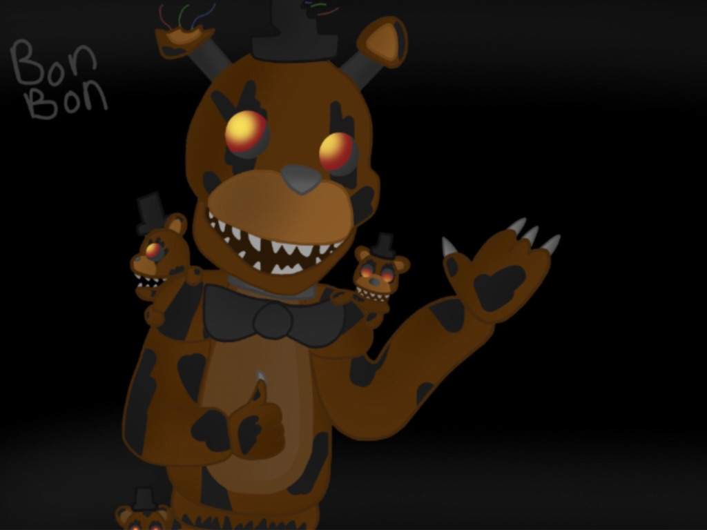 1024x768 Nightmare Freddy Fanart!. Five Nights At Freddy's Amino