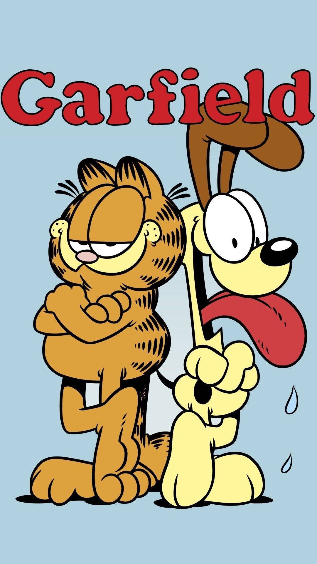 1080x1920 Download Garfield And Odie Title Wallpaper